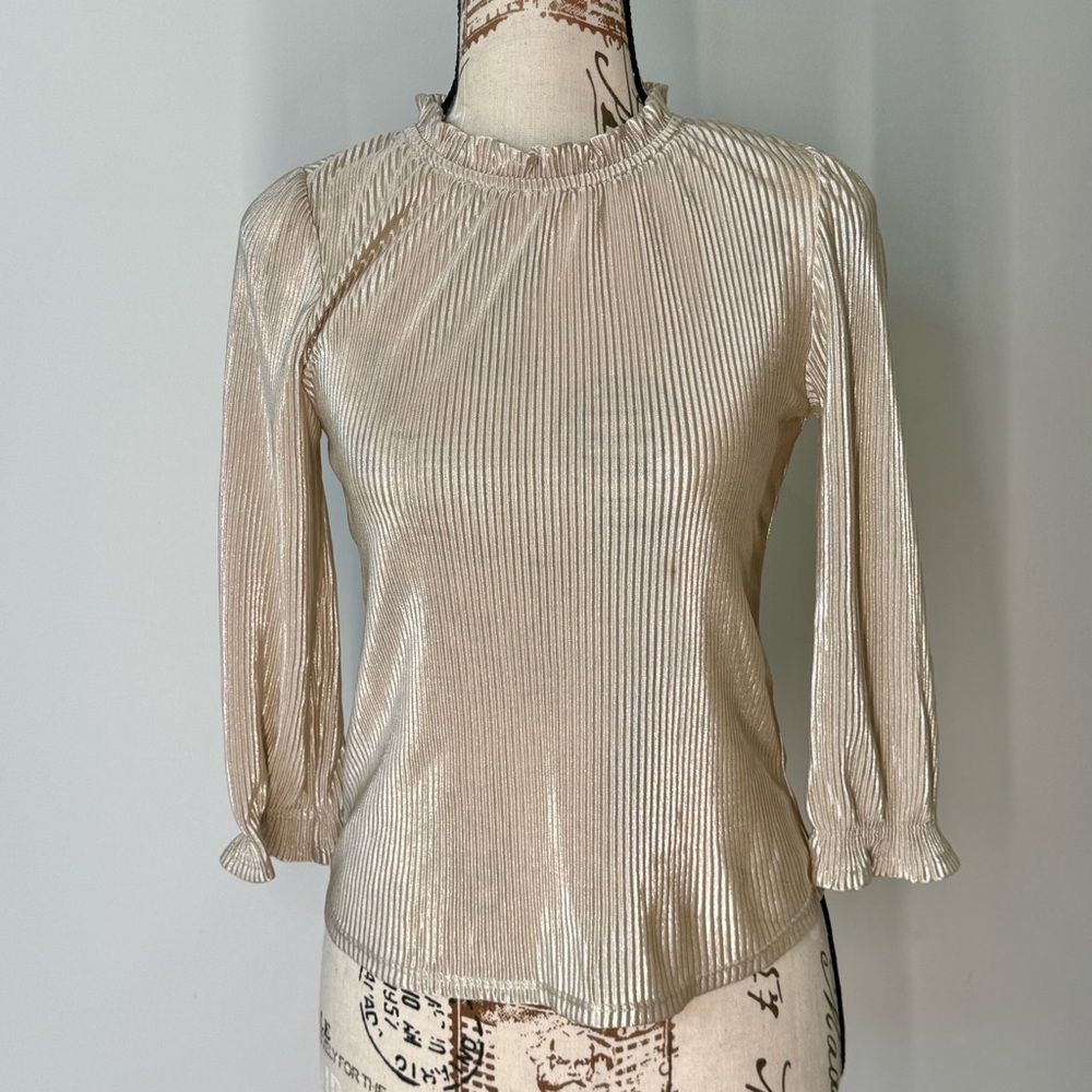 Elegant Champagne Women's Top